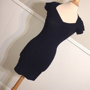 Great condition navy blue bandage dress